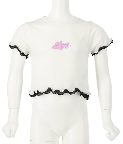 チュール メロー ミニ トップス Tシャツ 423-3280