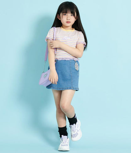 チュール メロー ミニ トップス Tシャツ 423-3280