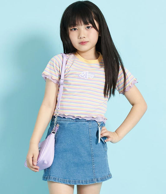 チュール メロー ミニ トップス Tシャツ 423-3280