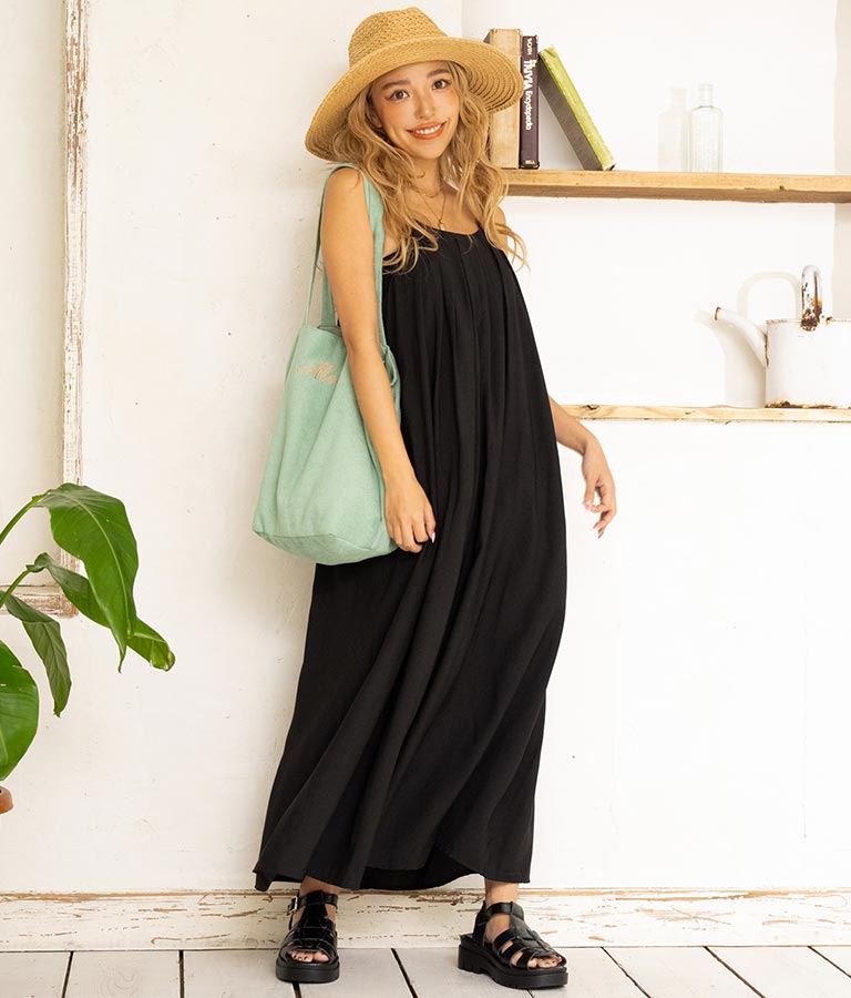 パイル ALOHA 刺繍トート バッグ 859-5873