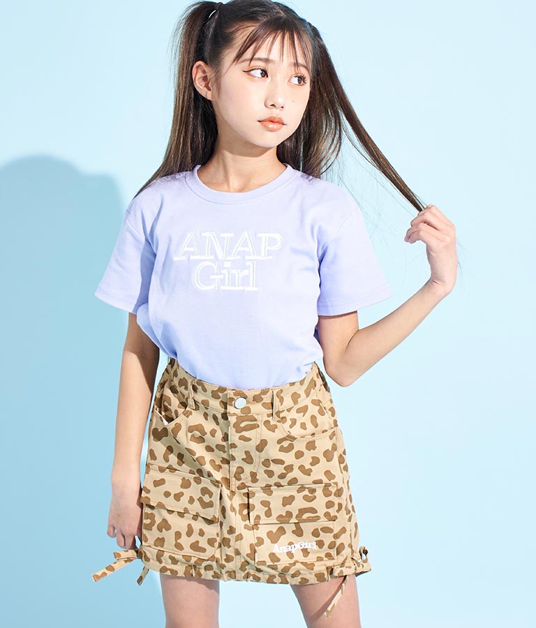 サイド ドロスト リボン カーゴ スカート 911-7477