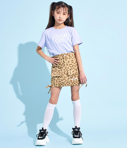 サイド ドロスト リボン カーゴ スカート 911-7477