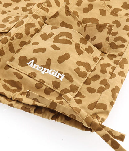 サイド ドロスト リボン カーゴ スカート 911-7477