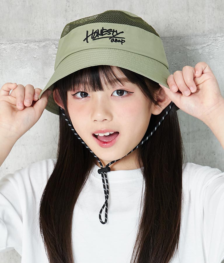 メッシュ 切替 バケット ハット 429-3267