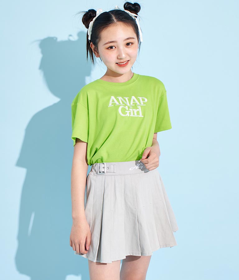 ロゴ 刺繍 Tシャツ 913-7482