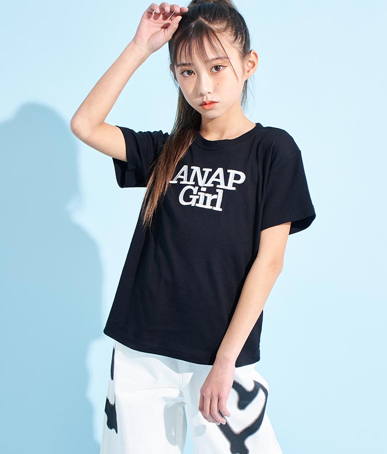 ロゴ 刺繍 Tシャツ 913-7482