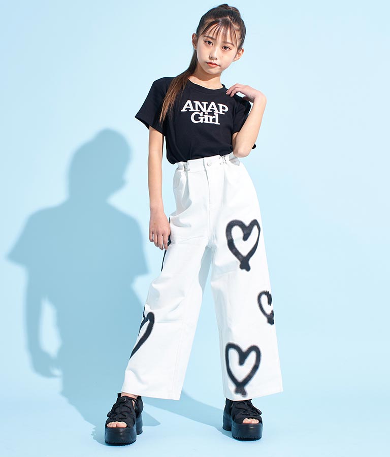 ロゴ 刺繍 Tシャツ 913-7482