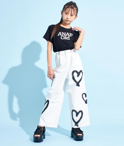 ロゴ 刺繍 Tシャツ 913-7482