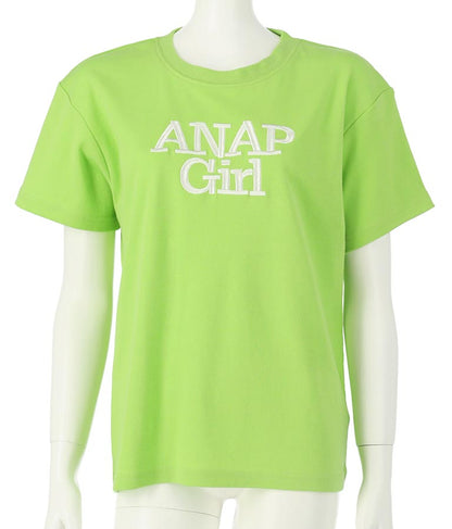 ロゴ 刺繍 Tシャツ 913-7482