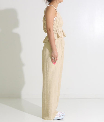 楊柳 キャミソール パンツ セットアップ 818-6771