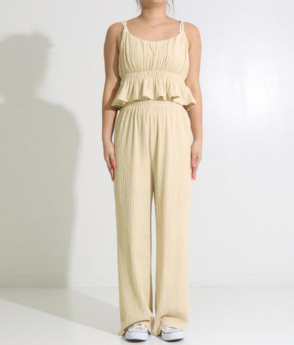 楊柳 キャミソール パンツ セットアップ 818-6771