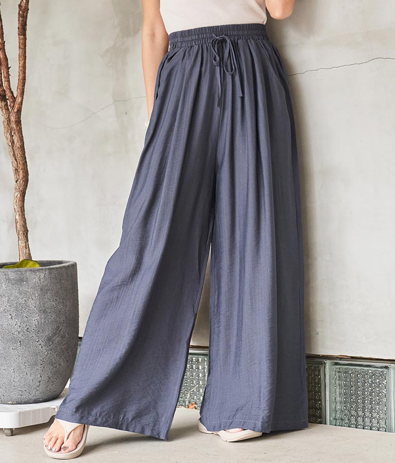 リラックス ユッタリ ワイド パンツ 812-6770