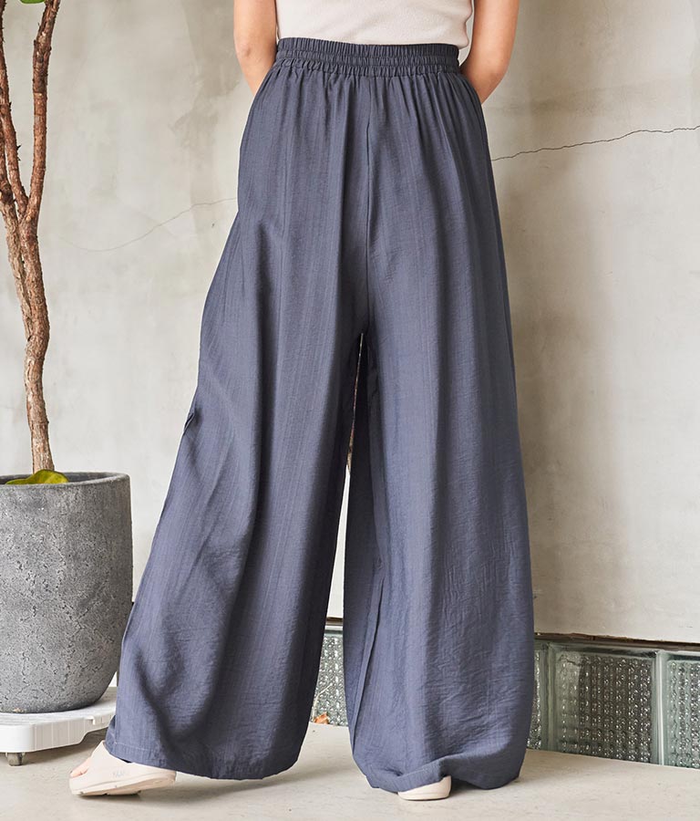 リラックス ユッタリ ワイド パンツ 812-6770