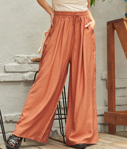 リラックス ユッタリ ワイド パンツ 812-6770