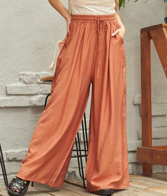 リラックス ユッタリ ワイド パンツ 812-6770