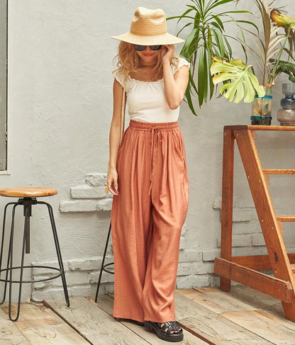 リラックス ユッタリ ワイド パンツ 812-6770