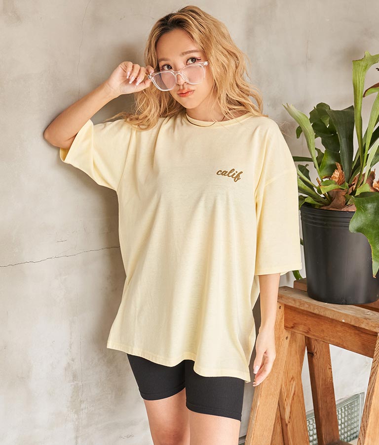 BUS フォトプリント ビッグ Tシャツ