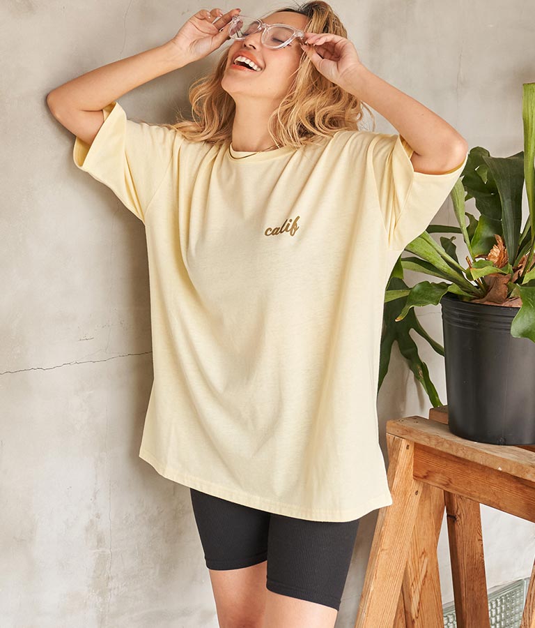 BUS フォトプリント ビッグ Tシャツ 853-5859