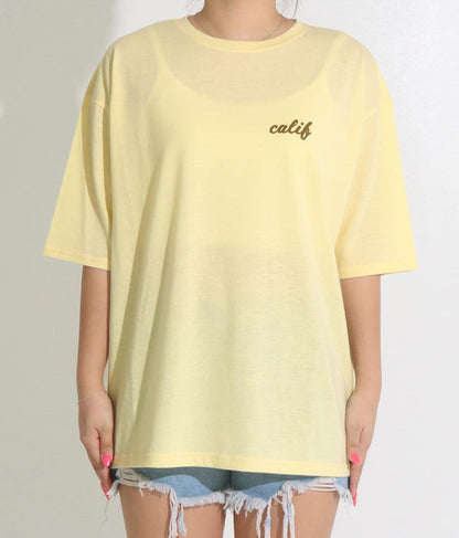 BUS フォトプリント ビッグ Tシャツ 853-5859