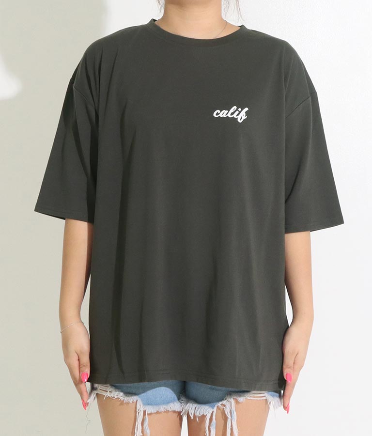 BUS フォトプリント ビッグ Tシャツ 853-5859