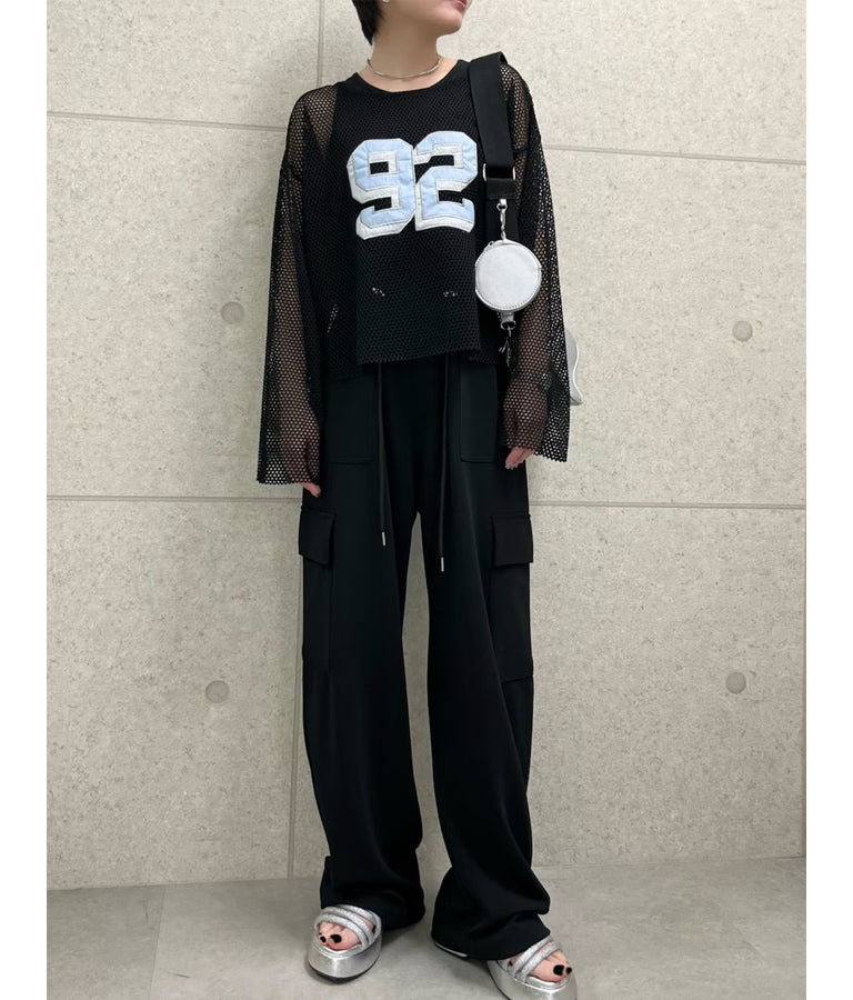 メッシュ ナンバリング トップス 793-9164