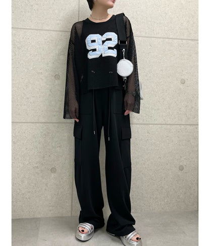 メッシュ ナンバリング トップス 793-9164