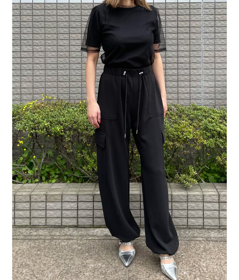 チュール × テレコ リブ Tシャツ セット 793-9170