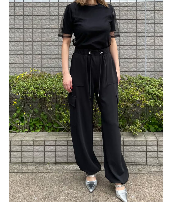 チュール × テレコ リブ Tシャツ セット 793-9170