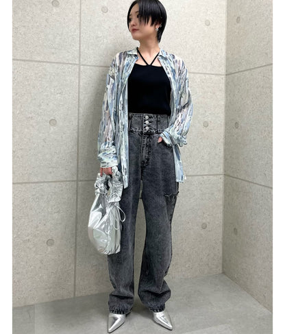 バックラウンド シアー シャツ 794-9159