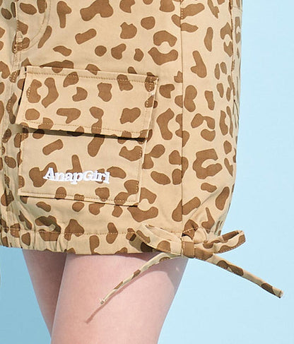 サイド ドロスト リボン カーゴ スカート 911-7477