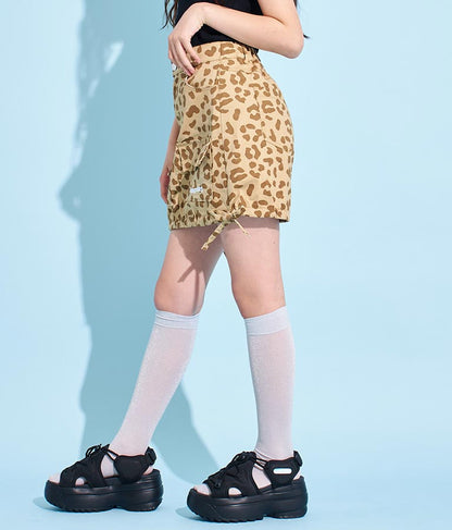 サイド ドロスト リボン カーゴ スカート 911-7477