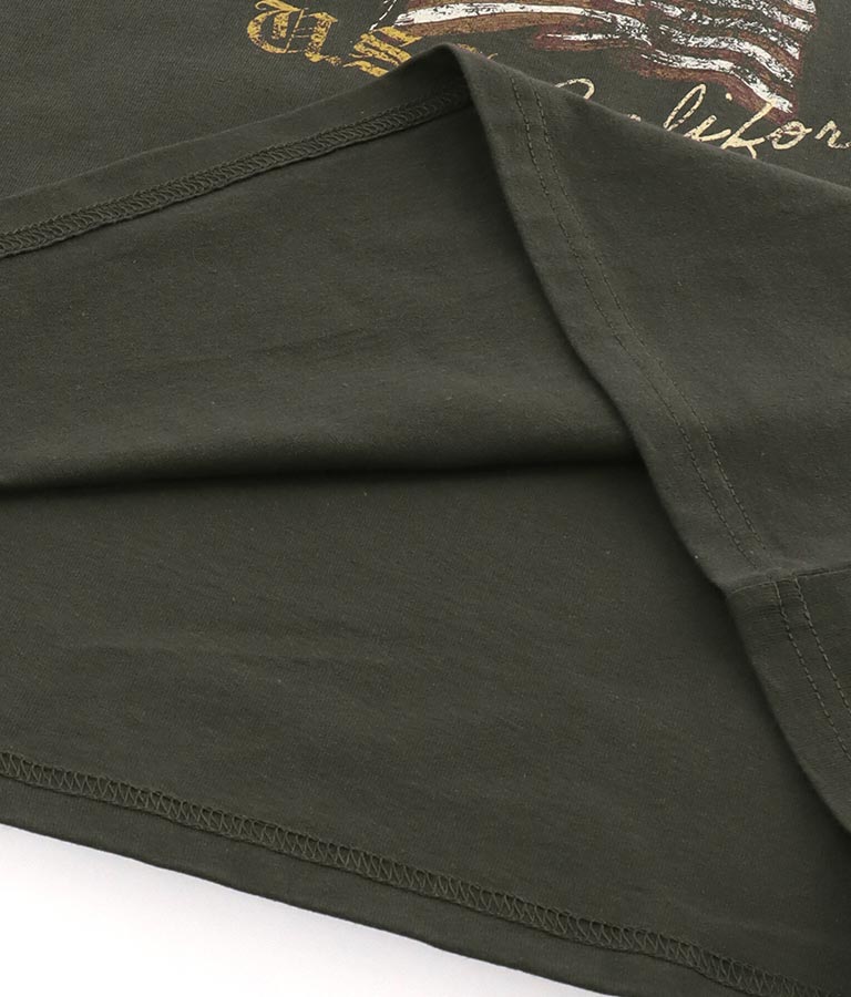 イーグル プリント コットン ビッグ Tシャツ 853-5861