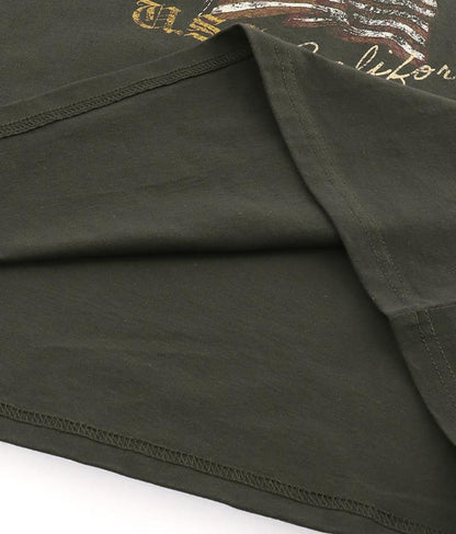 イーグル プリント コットン ビッグ Tシャツ 853-5861