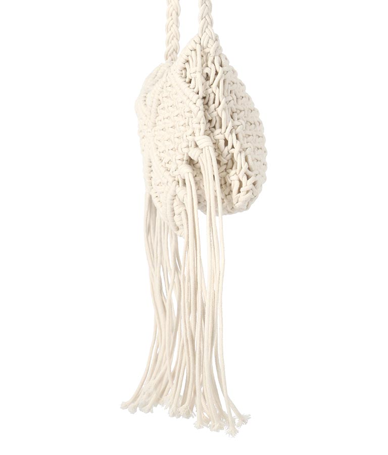 マクラメ ショルダー バッグ 819-6840