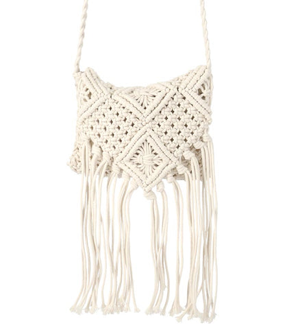 マクラメ ショルダー バッグ 819-6840