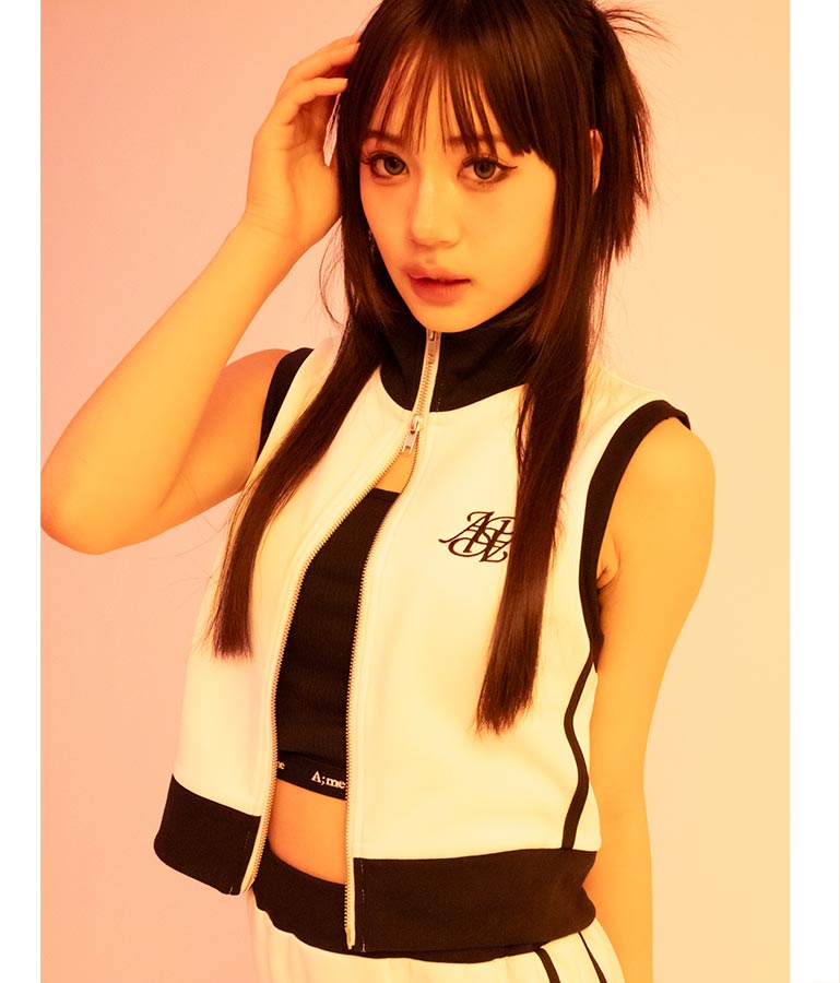 【ティーンズライン】ジャガード テープ ロゴ ブラトップ （M、Lサイズ展開） 913-7507