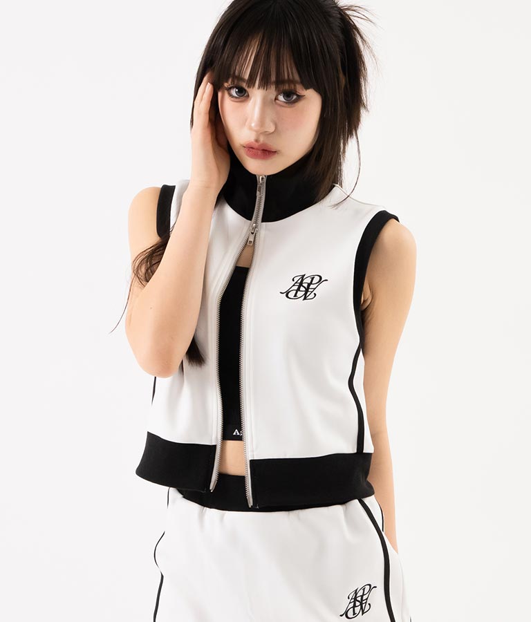 【ティーンズライン】ジャガード テープ ロゴ ブラトップ （M、Lサイズ展開） 913-7507