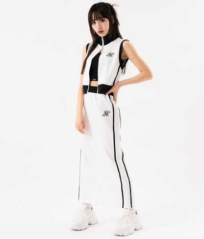 【ティーンズライン】ジャガード テープ ロゴ ブラトップ （M、Lサイズ展開） 913-7507