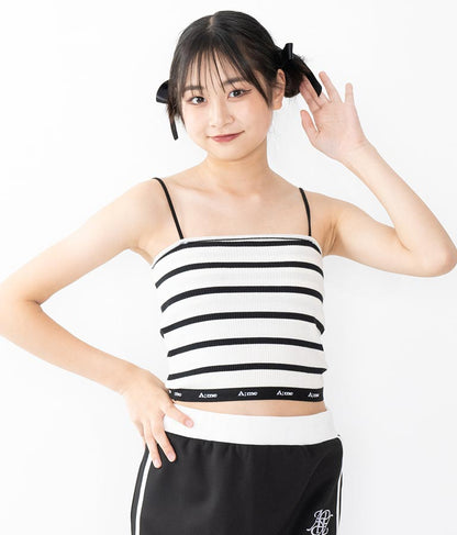 【ティーンズライン】ジャガード テープ ロゴ ブラトップ （M、Lサイズ展開） 913-7507