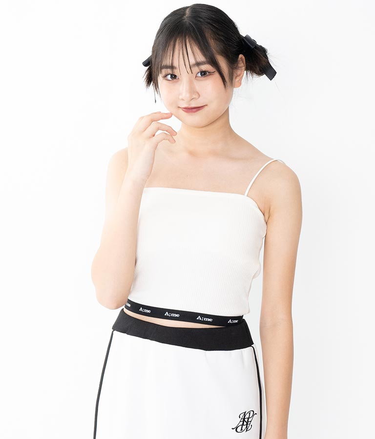 【ティーンズライン】ジャガード テープ ロゴ ブラトップ （M、Lサイズ展開） 913-7507