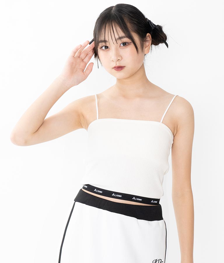 【ティーンズライン】ジャガード テープ ロゴ ブラトップ （M、Lサイズ展開） 913-7507