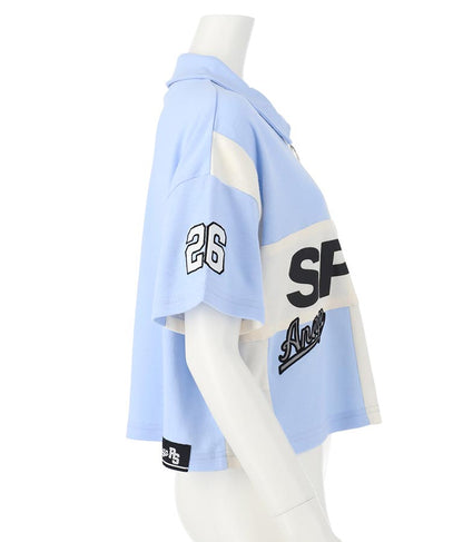 ANAP R+S【 リラスポ 】ハーフジップ ユニフォーム トップス ( ユニセックス アイテム、吸水速乾加工) 913-7485