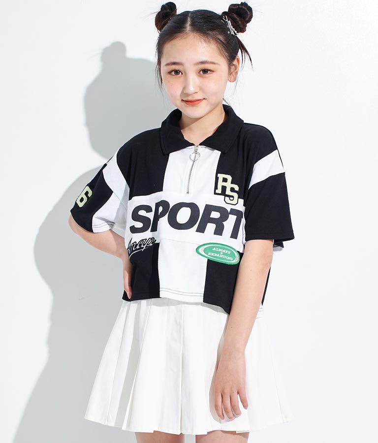 ANAP R+S【 リラスポ 】ハーフジップ ユニフォーム トップス ( ユニセックス アイテム、吸水速乾加工) 913-7485