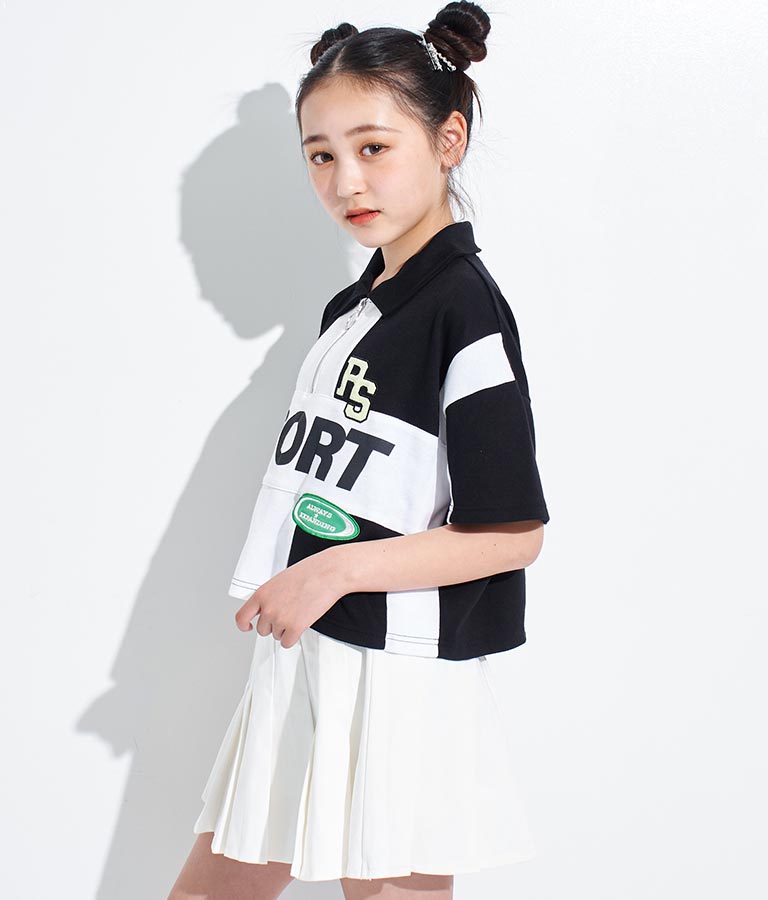 ANAP R+S【 リラスポ 】ハーフジップ ユニフォーム トップス ( ユニセックス アイテム、吸水速乾加工) 913-7485