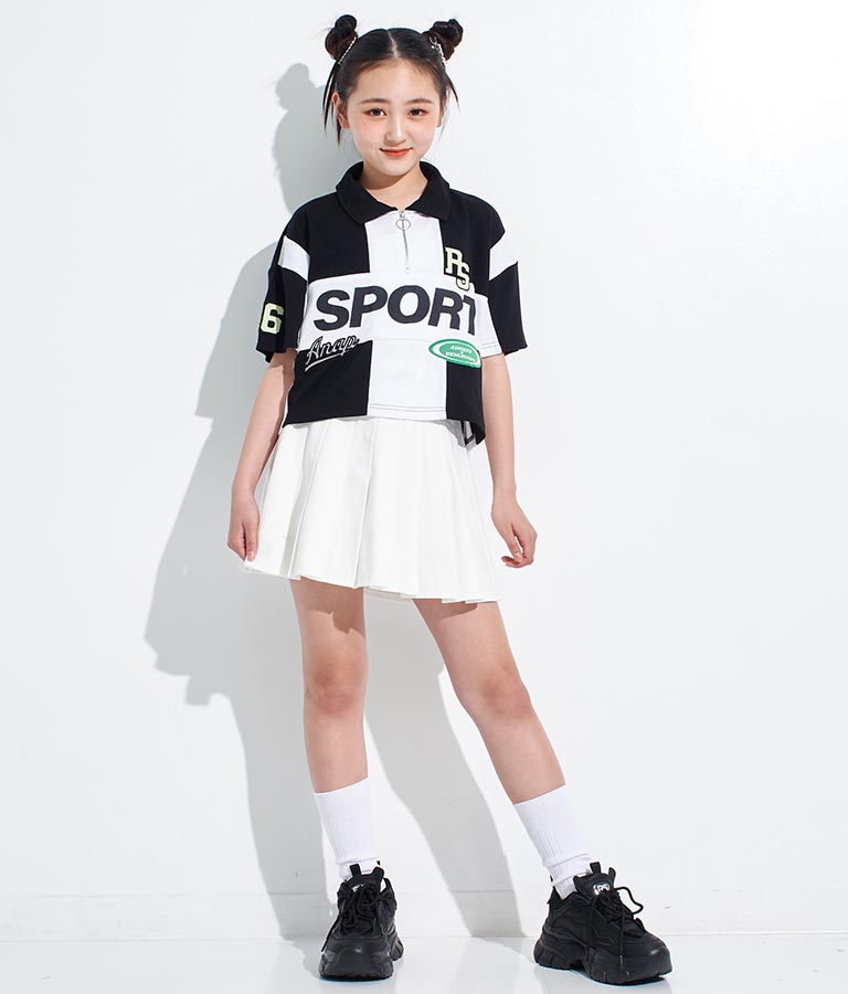 ANAP R+S【 リラスポ 】ハーフジップ ユニフォーム トップス ( ユニセックス アイテム、吸水速乾加工) 913-7485