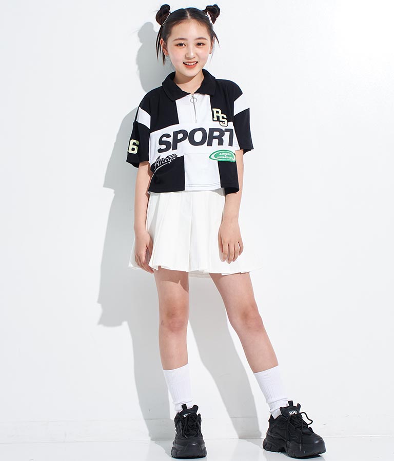 ANAP R+S【 リラスポ 】ハーフジップ ユニフォーム トップス ( ユニセックス アイテム、吸水速乾加工) 913-7485