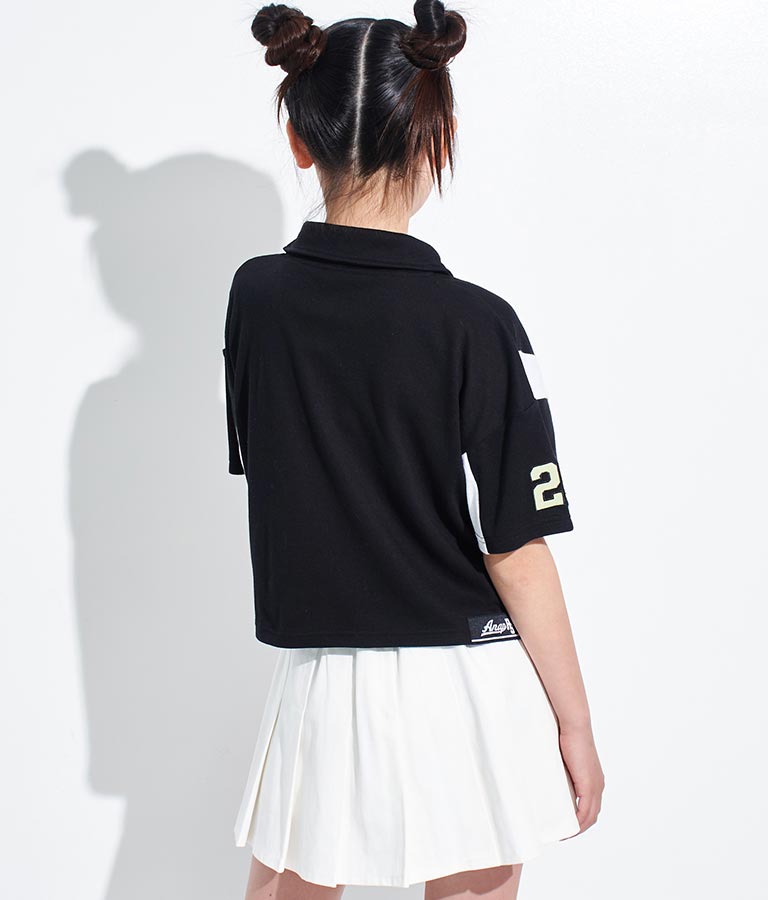 ANAP R+S【 リラスポ 】ハーフジップ ユニフォーム トップス ( ユニセックス アイテム、吸水速乾加工) 913-7485