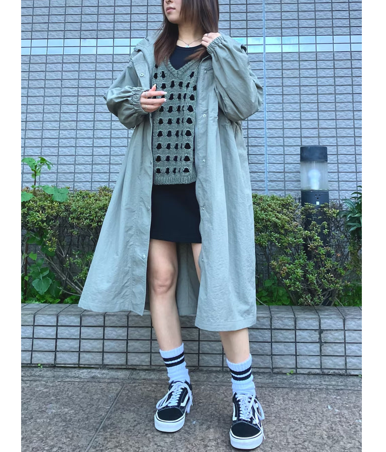 ナイロン ロング コート 795-9105
