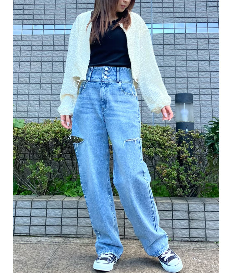 パッド付きリブタンクトップ 153-5443