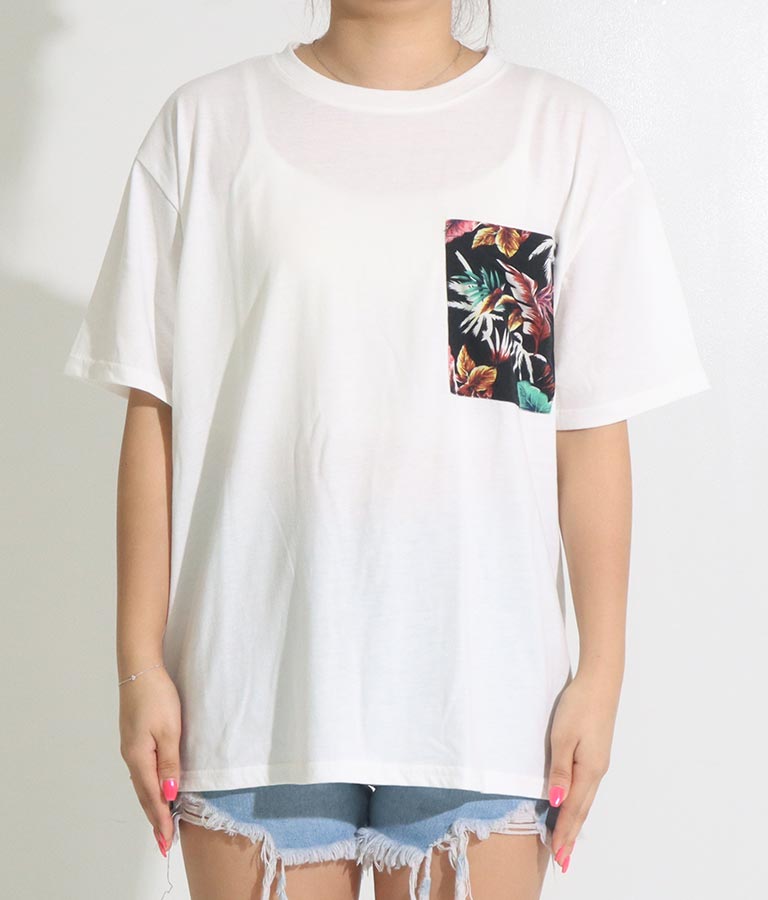 アロハ リゾート ポケット Tシャツ 853-5851